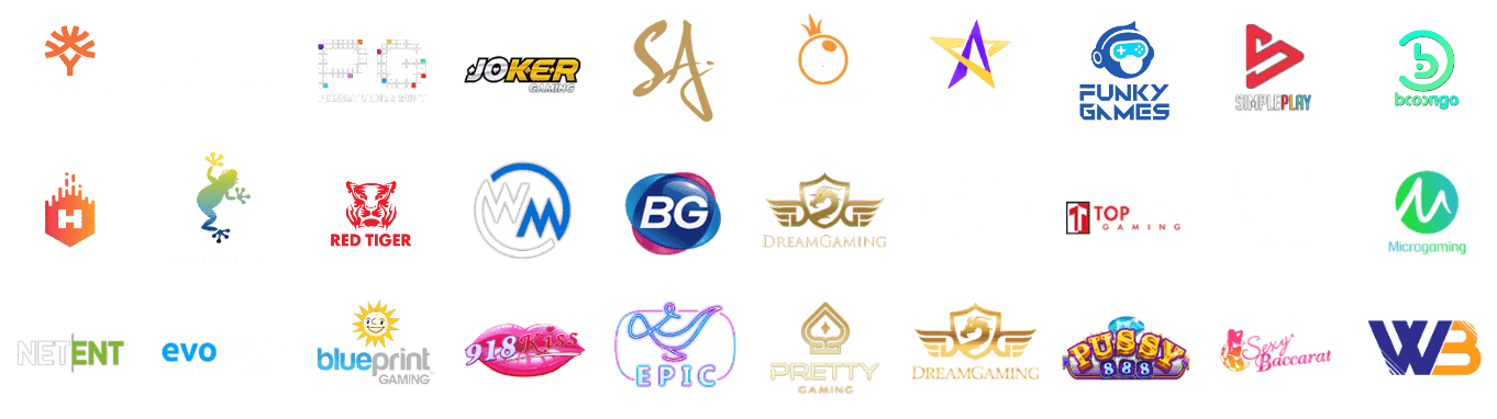 ค่ายเกมที่ให้บริการ